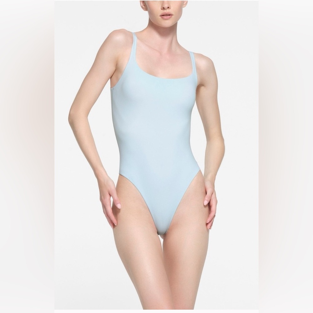 SKIMS Light Blue Women's Bodysuit
